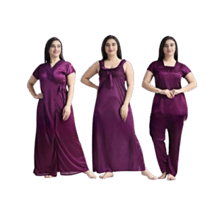 Premium Design Night Dress 4 Part New