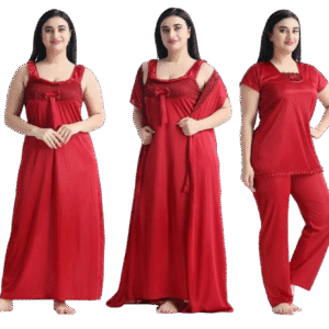 Premium Design Night Dress 4 Part New